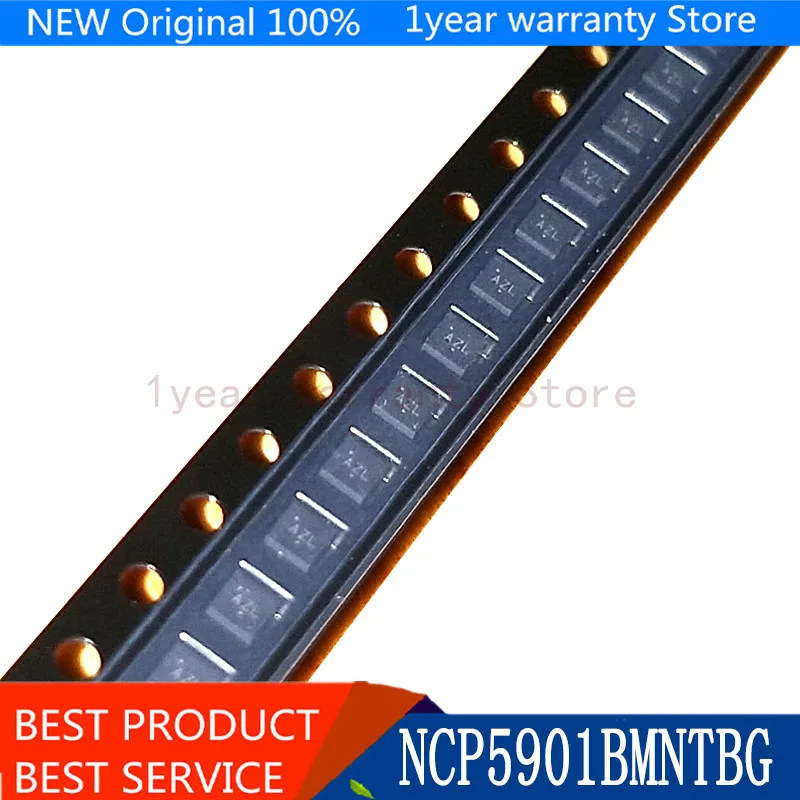{Новый оригинал} 10 шт. NCP5901BMNTBG NCP5901B (AZC AZ9 AZM AZ...) QFN-8 | Электроника