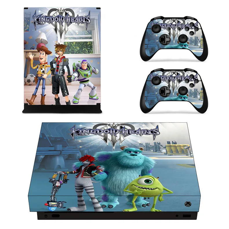 Kingdom Hearts 3 стикер s для Xbox One X виниловое покрытие стикеры Adesivo для Xbox one X консоли пульта дистанционного управления скины