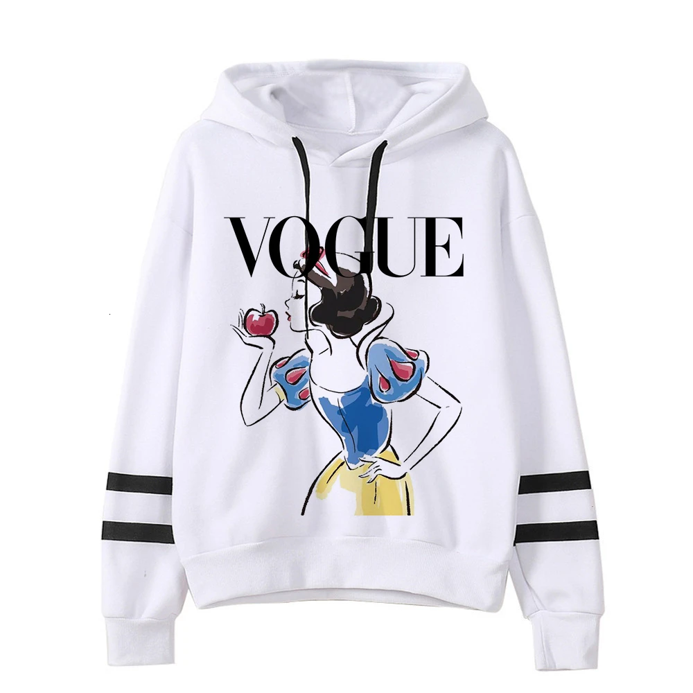 Vogue принцесса Харадзюку Kawaii теплые толстовки для женщин Ullzang Забавный мультфильм свитшот в стиле грандж 90s графическая Эстетическая толстовка женская - Цвет: 1