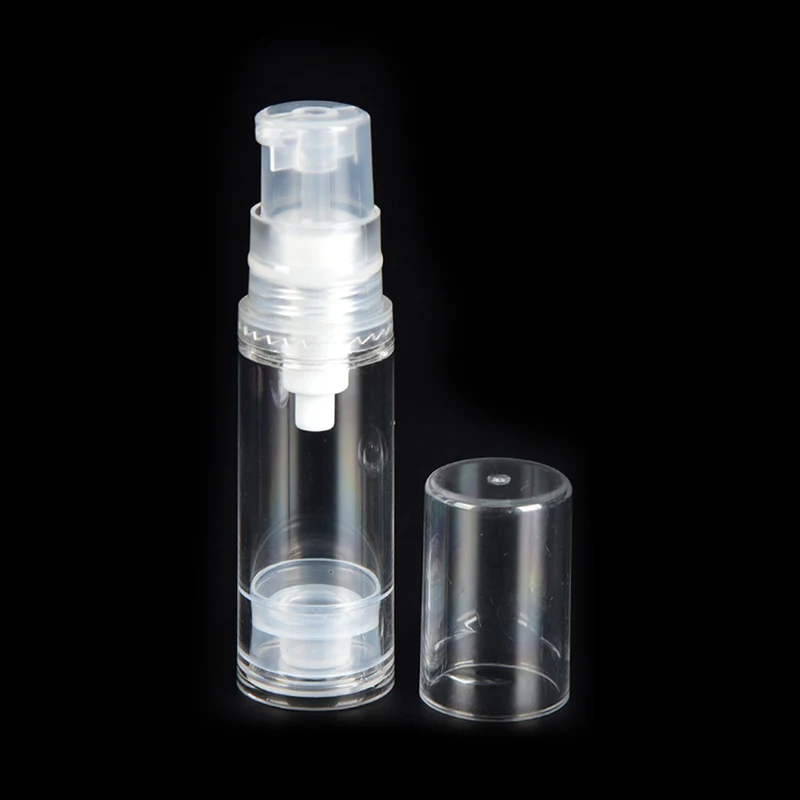 TP-5ml Дорожная Косметическая упаковка 1 шт. 5/10/15 мл пустая безвоздушная пластмассовые бутылки с помпой давления вакуума эмульсии с лосьон насос - Цвет: TP-5ml