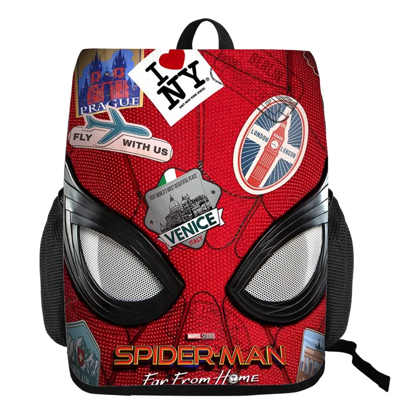 

Marvel Rucksack Sac A Dos Spider Man Backpack Men Kpop School Bags for Teenage Boys Plecak Canvas Zipper Velcro Back Pack Travel