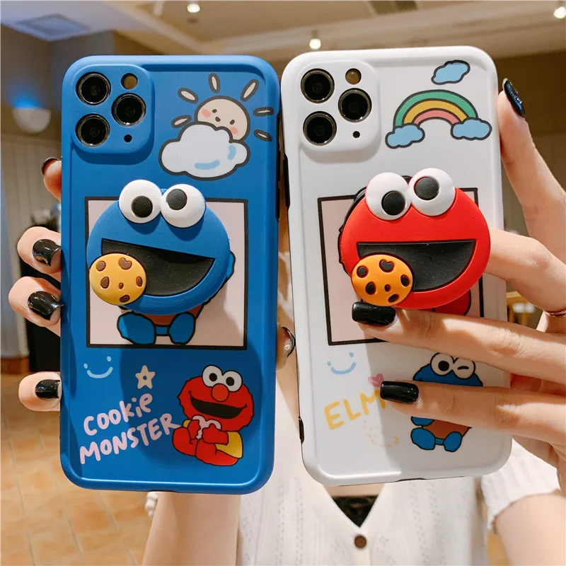 Hot Sesame Street Mike 3D support soft silicon cover case for apple iphone 7 7plus 8 8plus X XR XS max 11 Pro phone coque | Мобильные