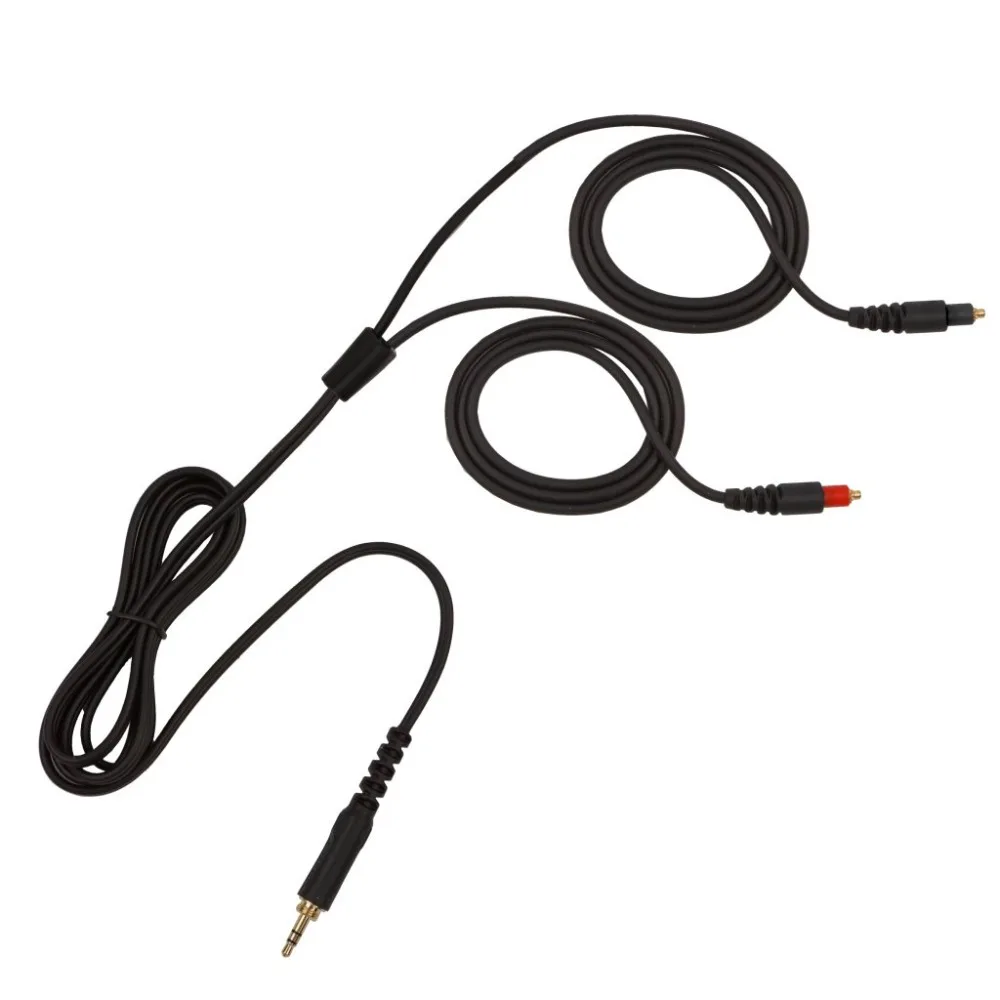 6.35mm Replacement OFC MMCX Cable Extension Cord for Shure SRH1440 SRH1540 SRH1840 Professional Open Back Headphones