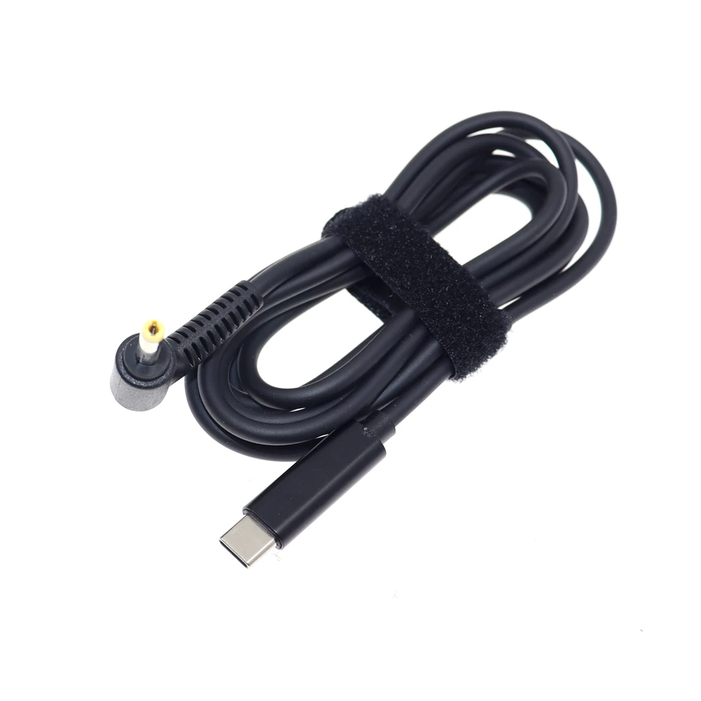 레노버 USB C 노트북 충전 케이블 코드, DC 전원 어댑터 커넥터, 수 플러그 잭 컨버터, 20V, 4.0x1.7mm
