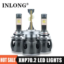 オリジナルXhp70.2 H7 led canbus H1 9005 9006 ledヘッドライト電球H11 H8 h9 ledランプ9012 HB3 HB4 20000LMヘッドランプフォグランプ6000 18k