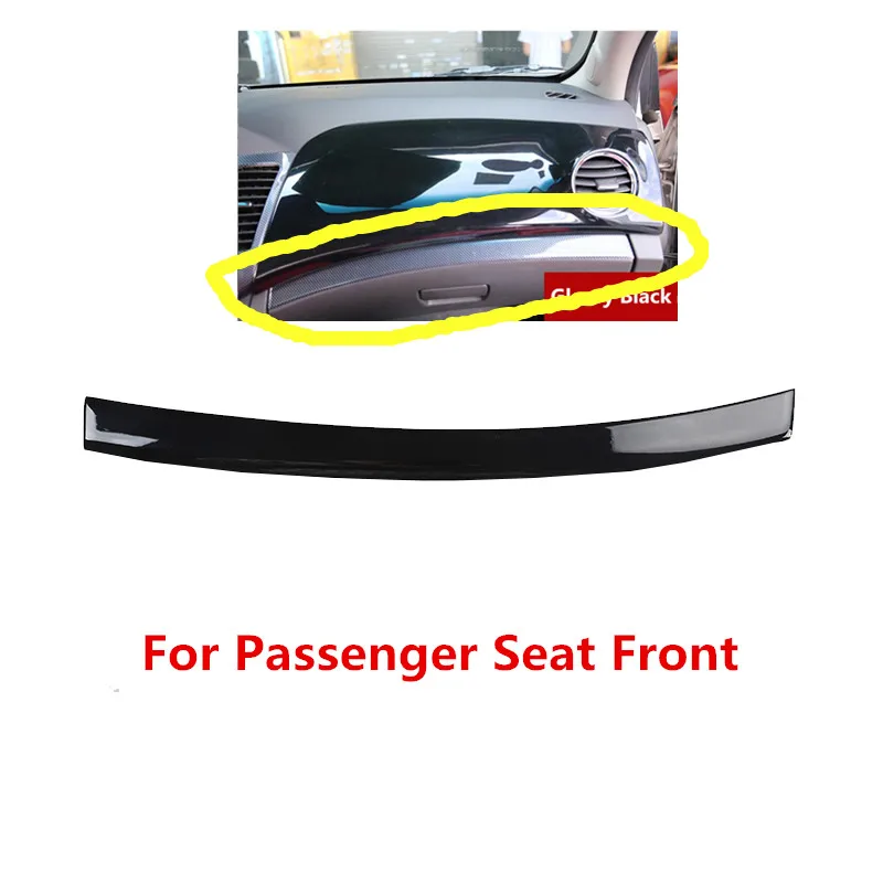 For Passenger Sear F Глянцевая черная Автомобильная интерьерная молдинги Центральная розетка ручка переключения передач Панель крышка окна управление Накладка для Chevrolet Cruze 2009 - Название цвета: For Passenger Sear F