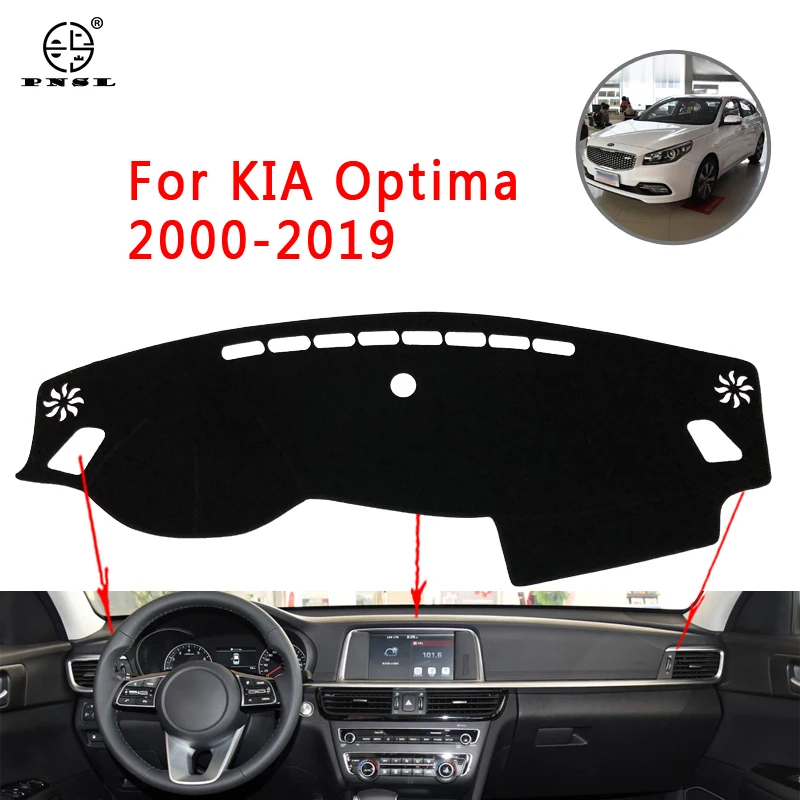 PNSL Car Dashboard Cover Dash Mat Dash Pad Carpet For KIA Optima 2000