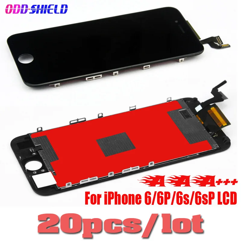 20 шт белый и черный OEM экран для iPhone 6 6S Plus ЖК-экран Замена дисплей AAA