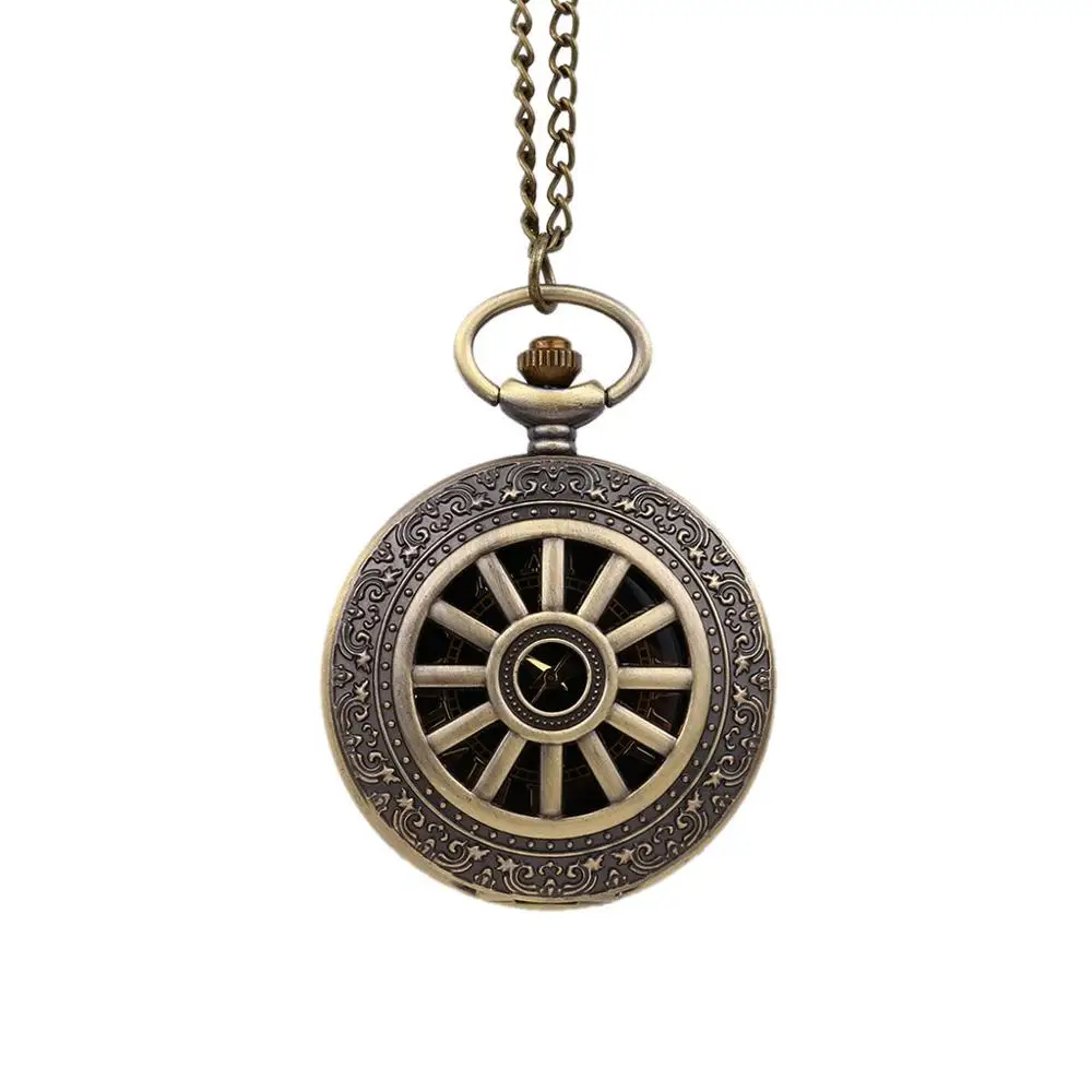 

Men and Women Couple Pocket Watch Retro Quartz Hanging Table Commemorative Table Watch Clock Wholesale Relogio De Bolso #4N19