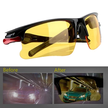 Night Vision sterowniki gogle wyposażenie wnętrza ochronne okulary noc-okulary Vision Anti Glare samochodu okulary do jazdy tanie i dobre opinie HAIMAITONG CN (pochodzenie) Antyrefleksyjne 15636
