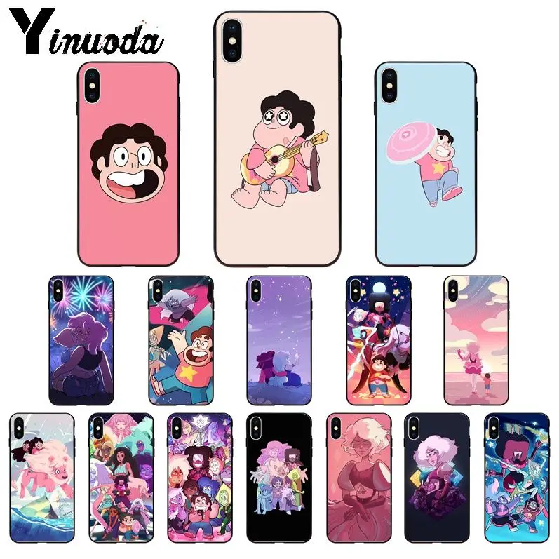 Мягкий ТПУ чехол Yinuoda Steven Universe для телефона iPhone 5 5Sx 6 7 7plus 8 8plus X XS MAX XR 11 11pro max |
