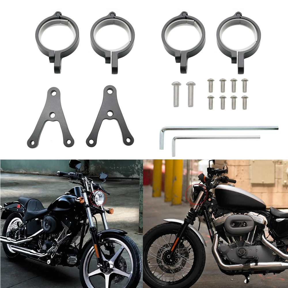 Мотоциклетный кронштейн для передней фары 7 дюймов аксессуары мотоциклов вилка