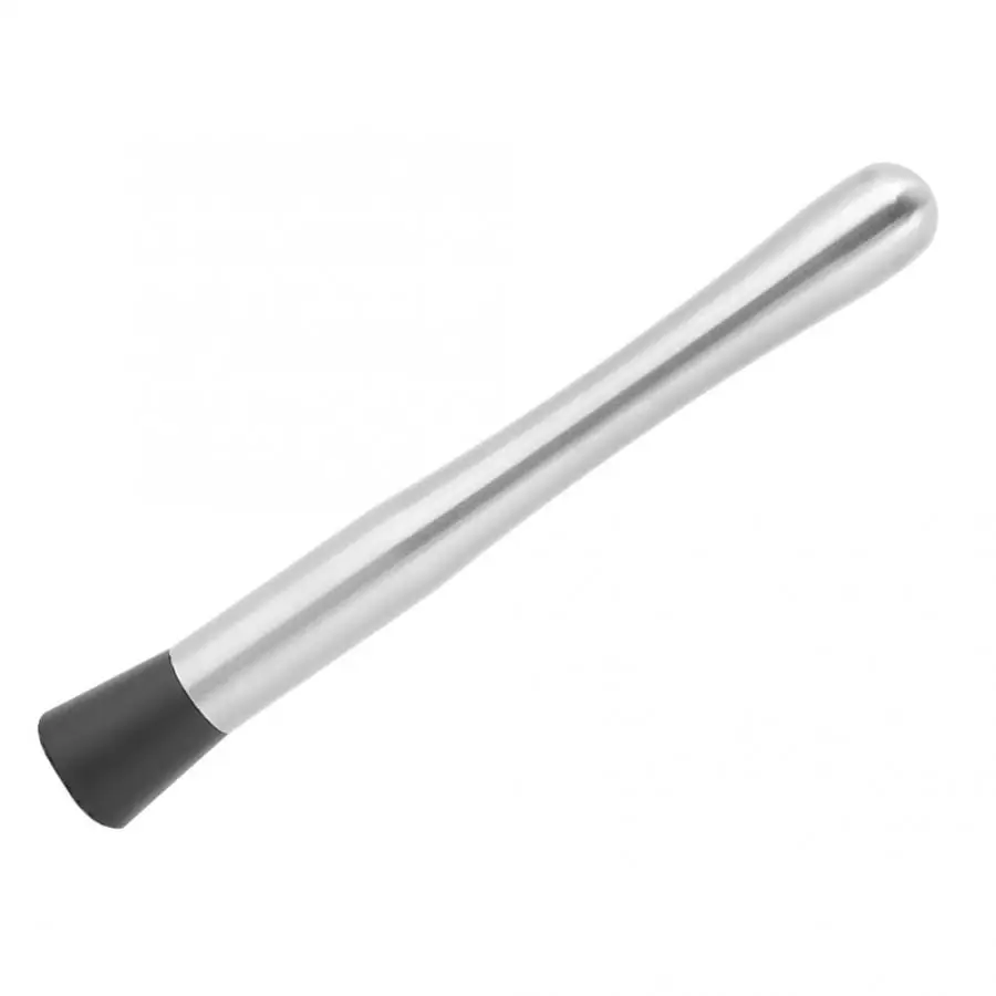 Friendly Barware Practical Stainless Steel Pestle Cocktail Muddler Durable Ice Muddler Hammer Beverage Blender Bartending Kit