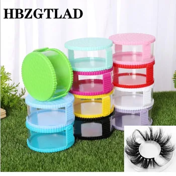 

NEW 25mm False Eyelashes10/20/30pcs Transparent Packaging Box 3d mink eyelash private label custom box eyelashes vendor make up