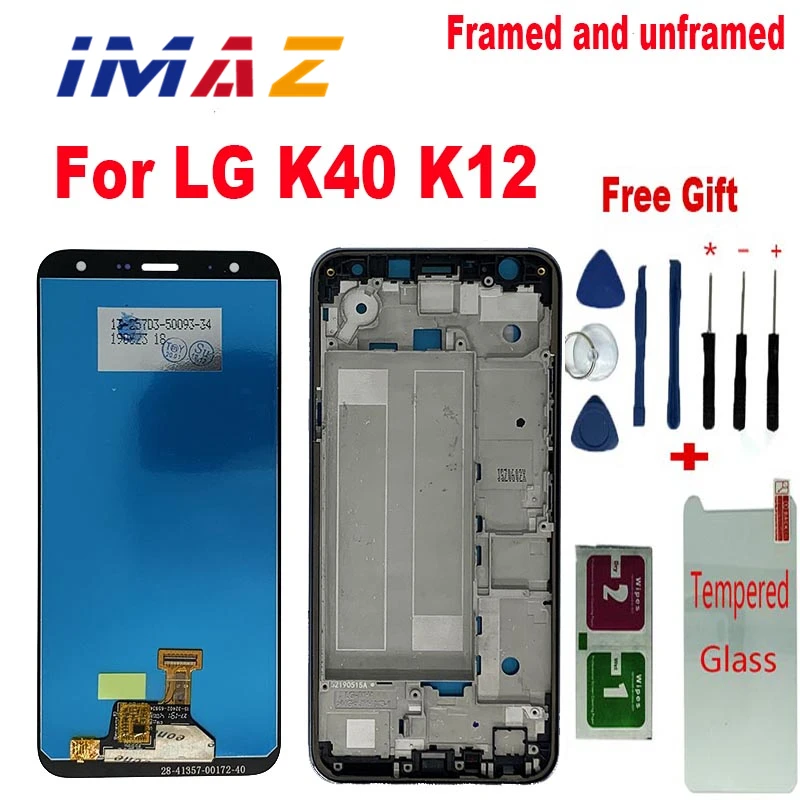 Imaz Lcd Originale Per Lg K12 K40 K12 K12 Plus Display Lcd Touch Screen Digitizer Assembly Per Lg X4 (2019) Lmx420 Lcd Con Ic