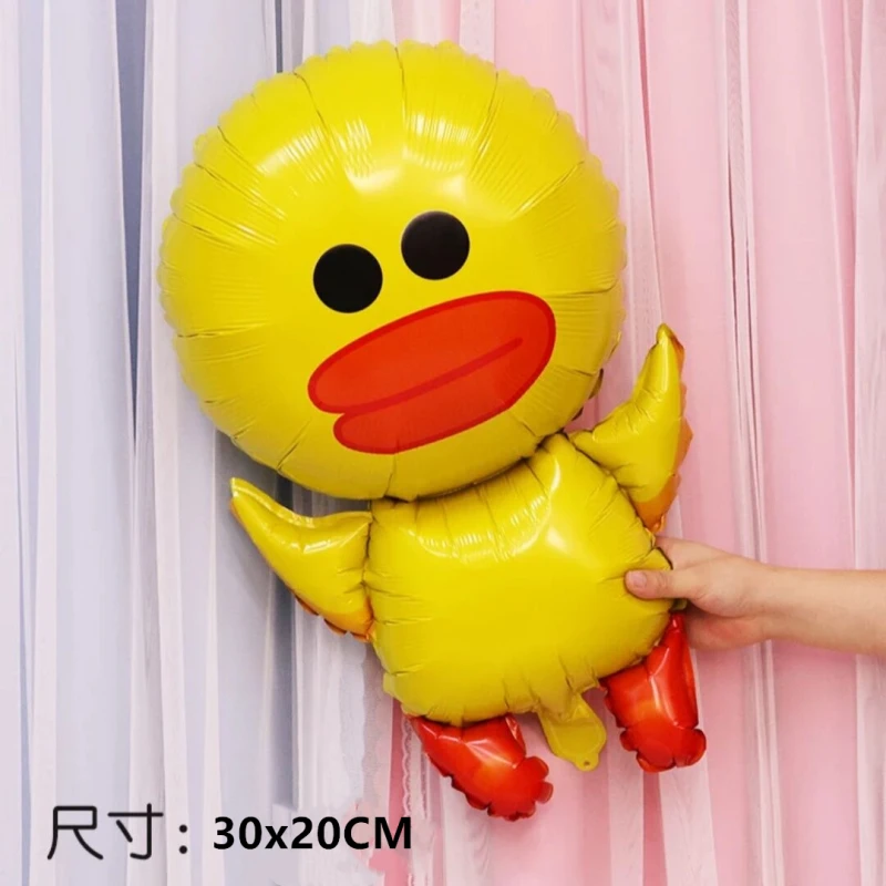 

balloons 1pcs baby shower sally duck s cartoon amnimal aluminium foil ballon birthday party ations adult/ kids party