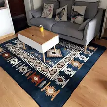 Modern Carpet Nordic Mediterranean Living Room Tea Table Thickened Carpet 100 x 190 cm/130 x 190 cm Mat For Home Decoration
