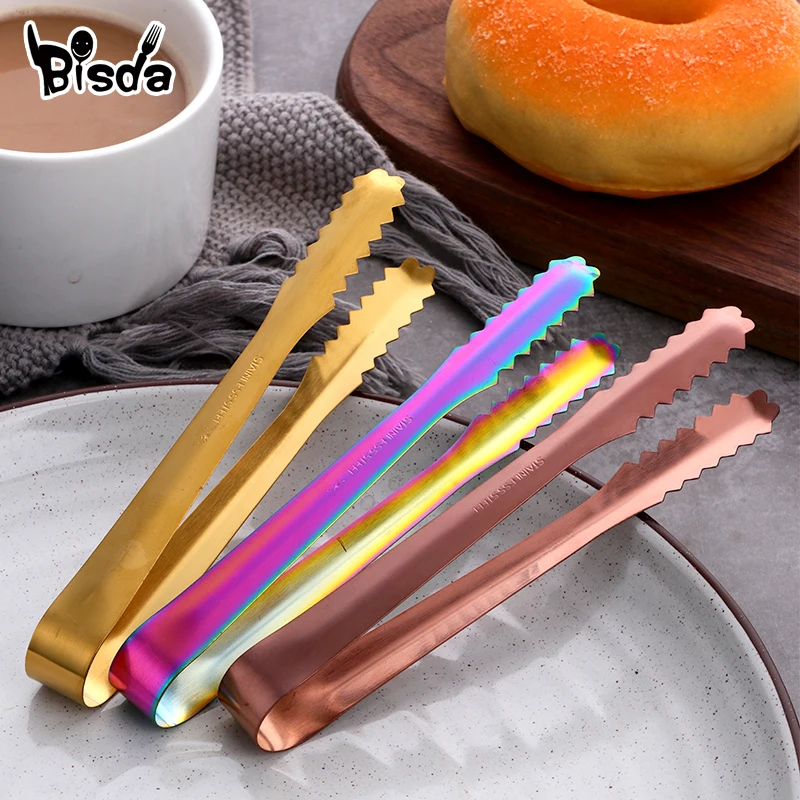 Food Tongs Sugar Tongs Ice Clips for Coffee Kitchen Utensils