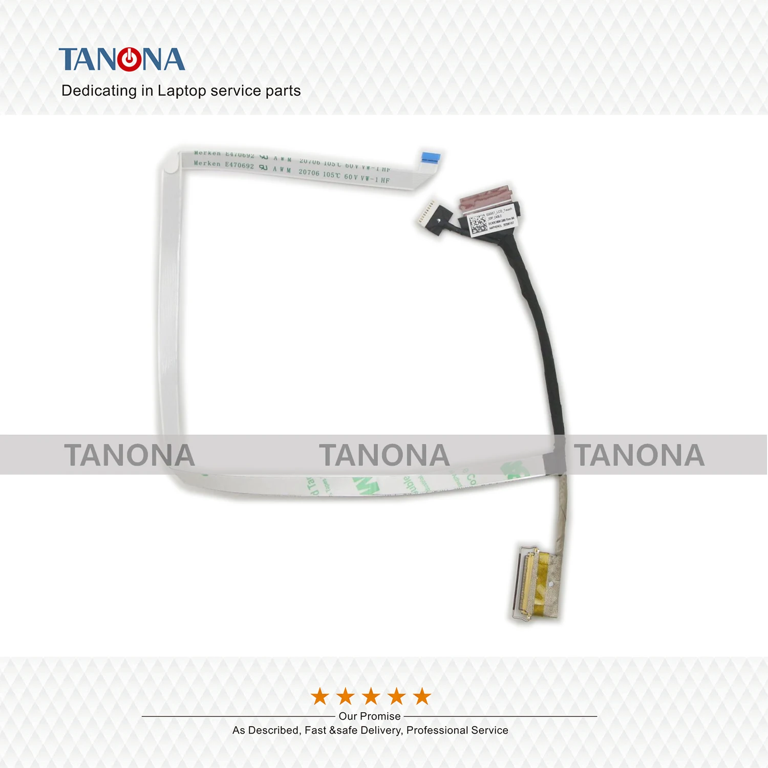 5-15ITL05 82FG ZAHARA GS557 LCD eDP Screen Video Cable 5-15ALC05 81YQ 82LN DC02C00KR10 5C10S30160 Non Touch 30pin for Lenovo 5-15IIL05 IdeaPad 5-15ARE05 