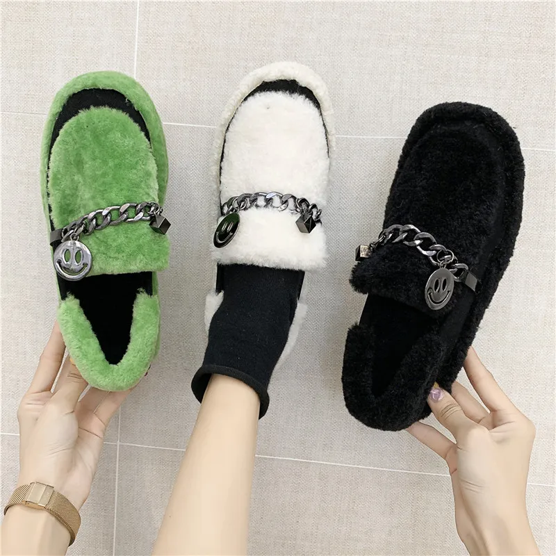 

Explosion style warm fashion casual shoes female personality design plus cotton comfortable non-slip winter essential W36-48