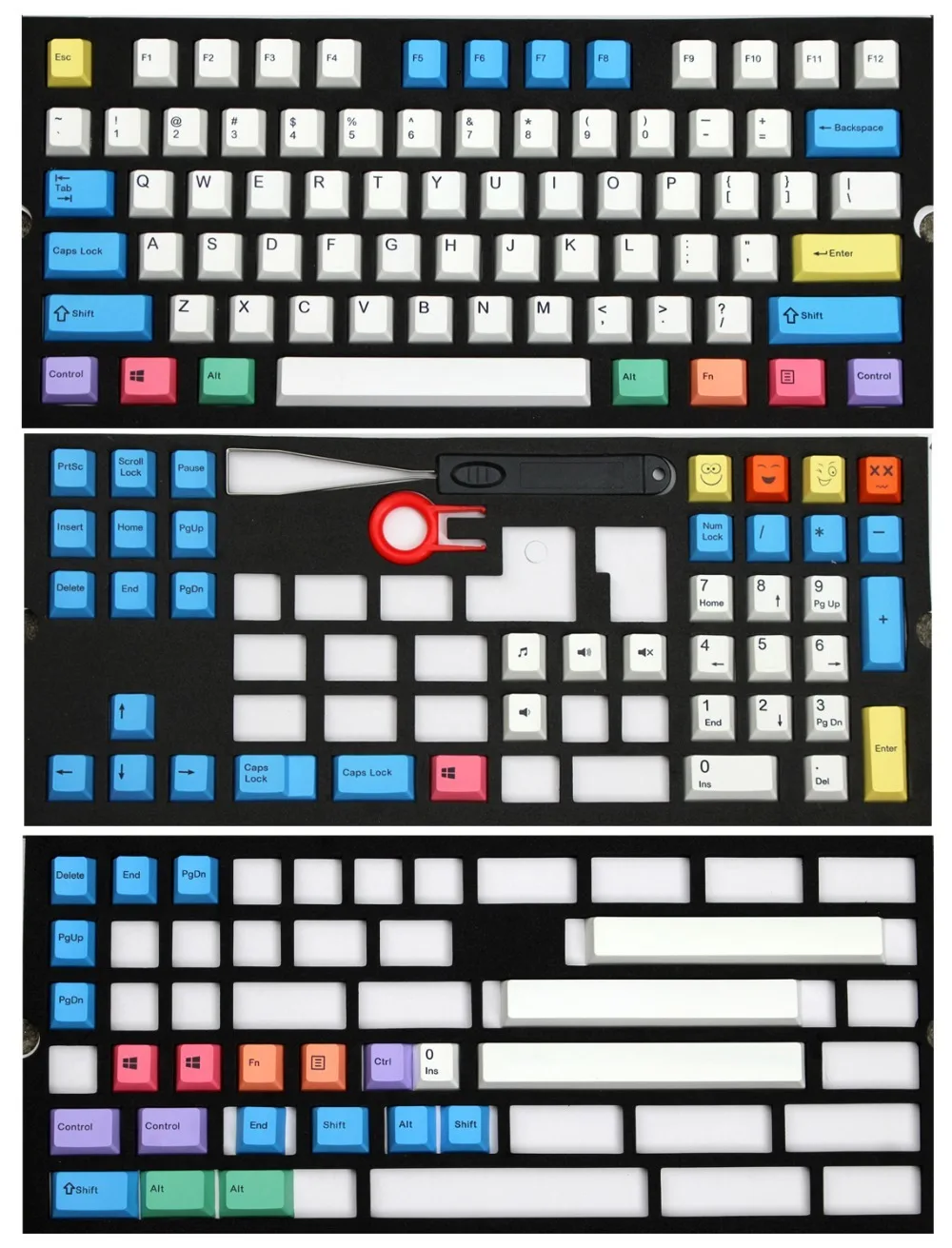 Цветной мел 108/138 клавиш механическая клавиатура клавишные колпачки pbt Вишневый профиль ANSI макет только keycap не клавиатура