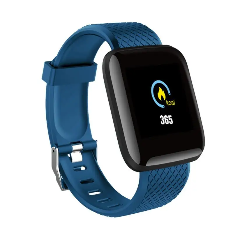 116 Plus Smart Watch IP67 Waterproof Color Screen Fitness Bracelet Heart Rate Blood Pressure Monitor Track Movement Pedometer 