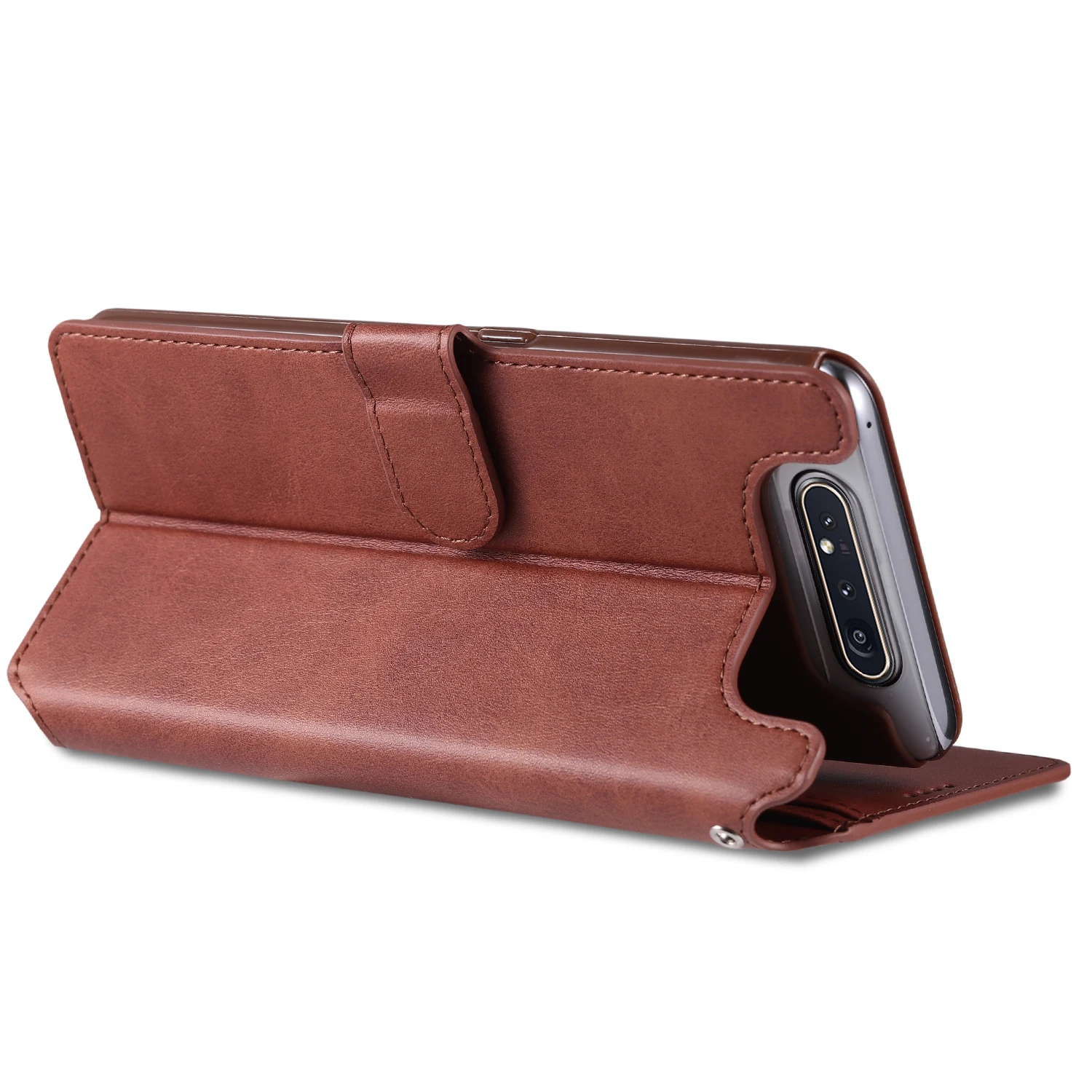 

phone case for Samsung Galaxy A80 A90 Imitation cowhide protective case