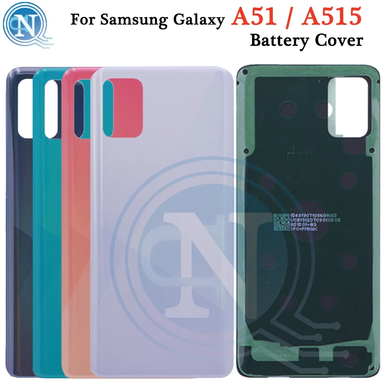 Задняя крышка аккумулятора для SAMSUNG Galaxy A51 A515 пластиковый мягкий корпус задней