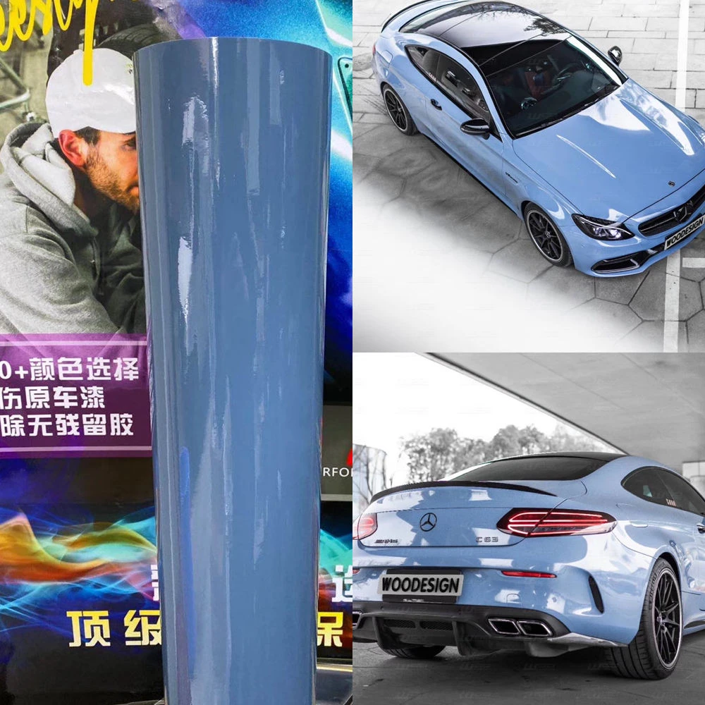 Porcelain blue Gloss Vinyl wrap China BLUE Car Wrap with air Bubble Free With Low tack.jpg Q90.jpg