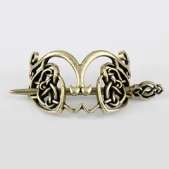 Dongsheng модные кельтские узлы руны викингов заколки-короны заколки для волос аксессуары для женщин Cetilcs ювелирные изделия для волос-1 - Окраска металла: gold
