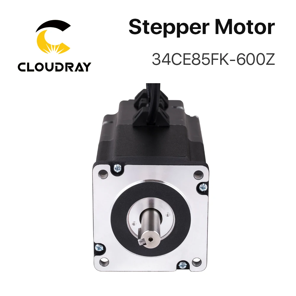 Cloudray Nema 34 폐쇄 루프 모터, CNC 조각 밀링 기계용 브레이크 스테퍼 모터 포함, 6.0A, 8.5N.m