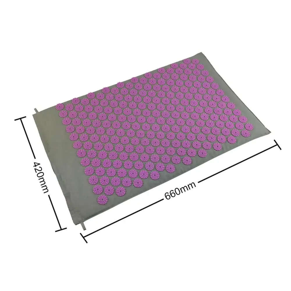 Массажные подушки акупрессурный мат, подушка для йоги, коврики для снятия боли в спине, шип, коврик для головы, шеи, спины, ног, антистрессовый игольчатый массажер - Цвет: A