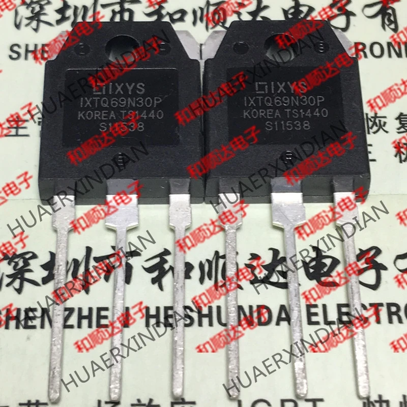 5 шт., новые оригинальные кнопки IXTQ69N30P TO-3P 300V 69A на