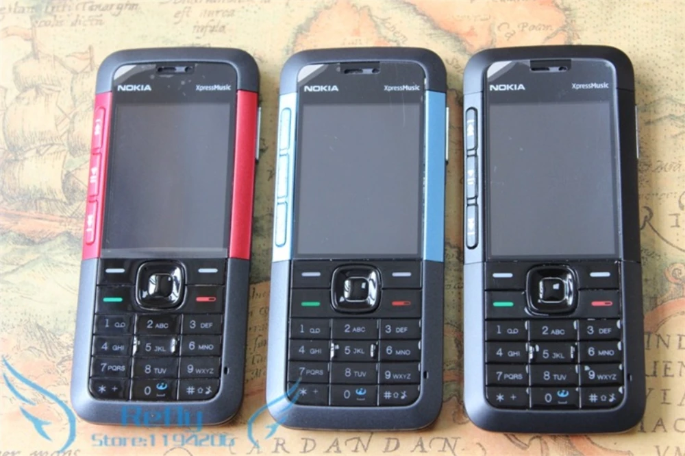Разблокированный Nokia 5310 XpressMusic Bluetooth Java MP3-плеер Поддержка русской клавиатуры Восстановленный телефон