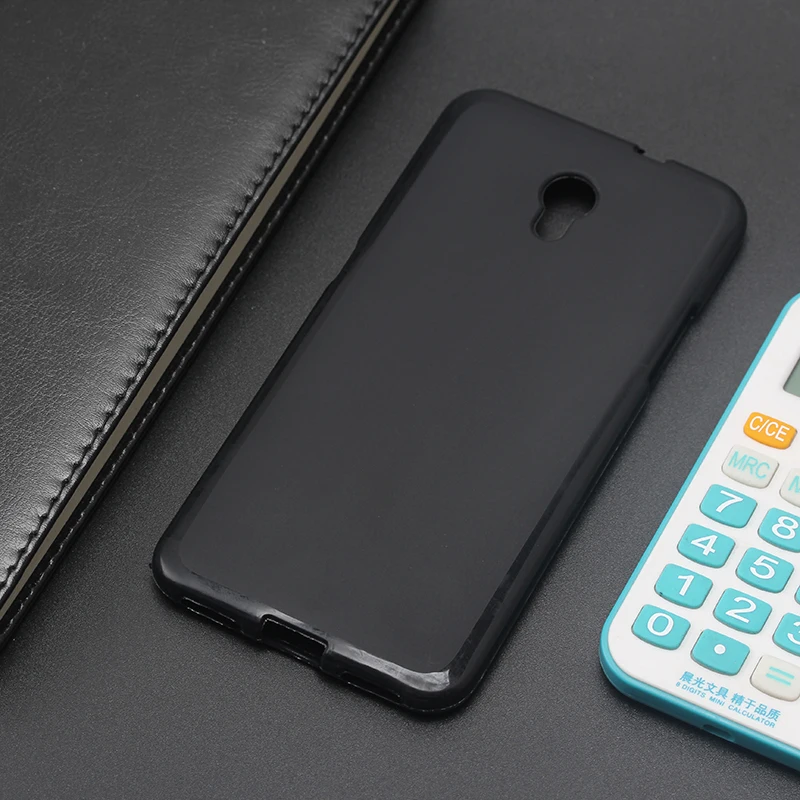 Чехол AMMYKI 5 2 дюйма для Zte V7 матовый с полной защитой мягкий черный силиконовый
