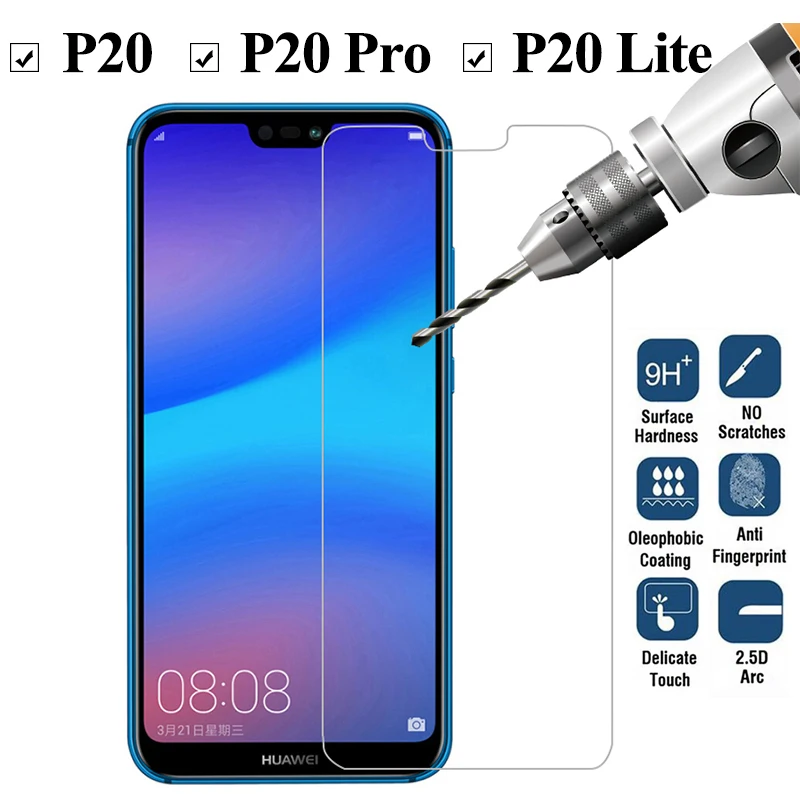 

9H Protective Glass On Huawei P20 Lite P20 Pro Screen Protector Glass Film For Huawei P 20 Light P20pro P20lite Protective Glass