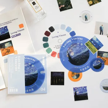 

22Pcs Cute Movie theme Stickers Retro Projector DIY Home Stickers Diary Sticker For Kids Diary Scrapbooking Decor Supplies