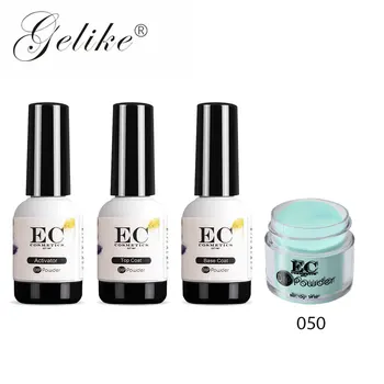 

Gelike Dipping Powder Kit 10g/pcs Transparent Clear Powder Nail Dip Powder Glitter Nail Long lasting Powder Nail Gel Polish set