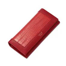 High quality women Long Wallet Female luxury Leather Purse ID Credit Card Holder Women Coin Purses Ladies Clutch Phone Bag gift