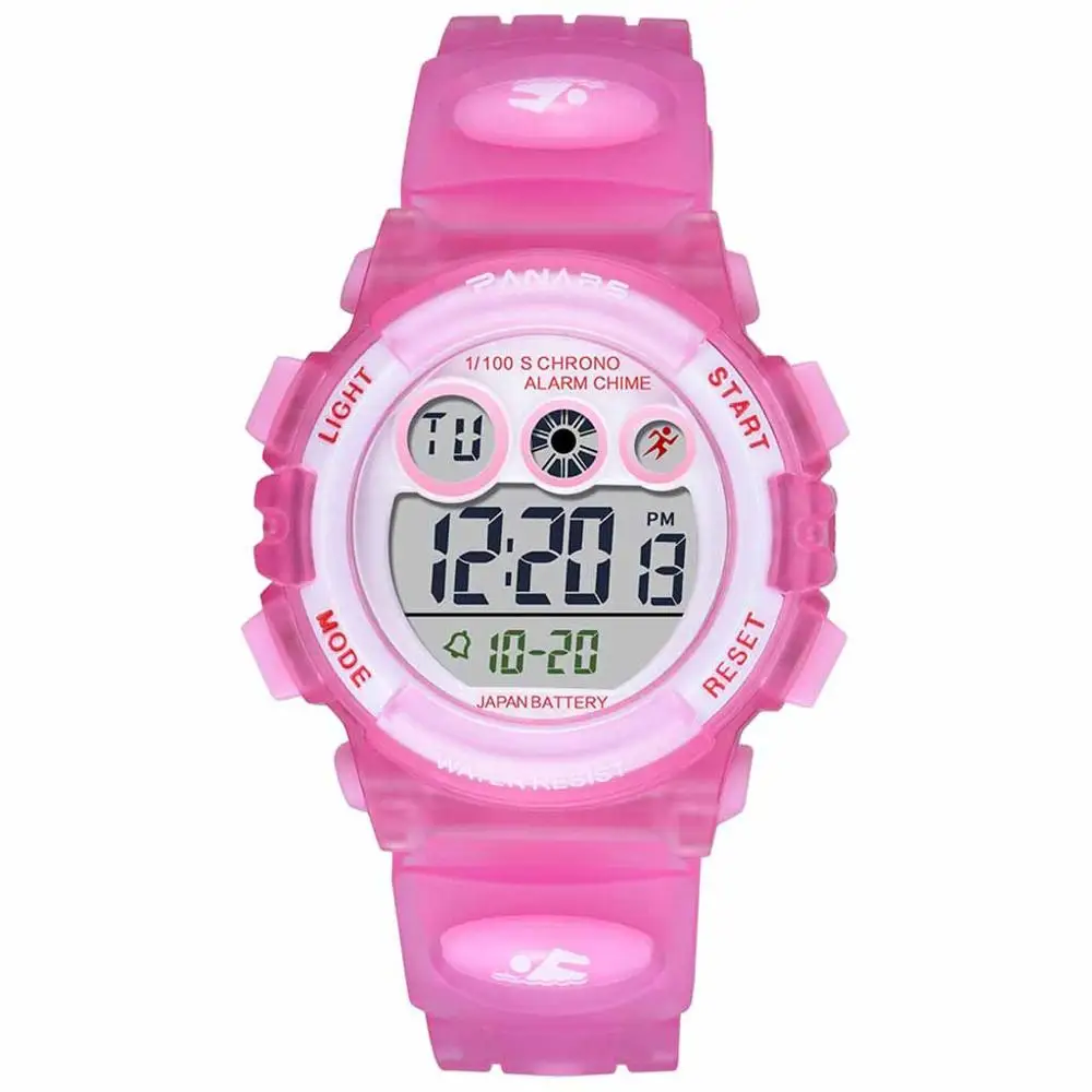

Colorful Luminous Student Multi Function Waterproof Sports Electronic Watch Digital Watch Men Water Resistant #4S26