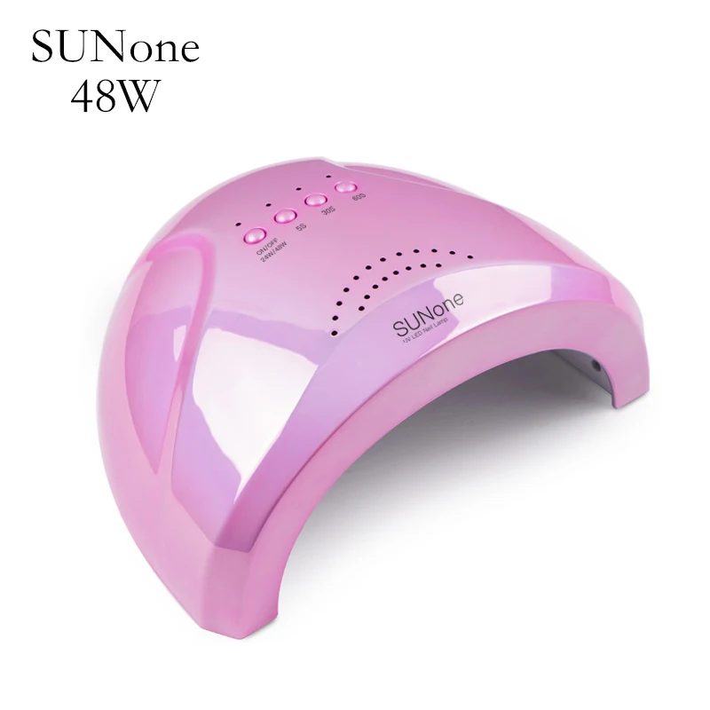 SUNone 48 Вт УФ светодиодная лампа для ногтей Гель-лак отверждающая быстросохнущая