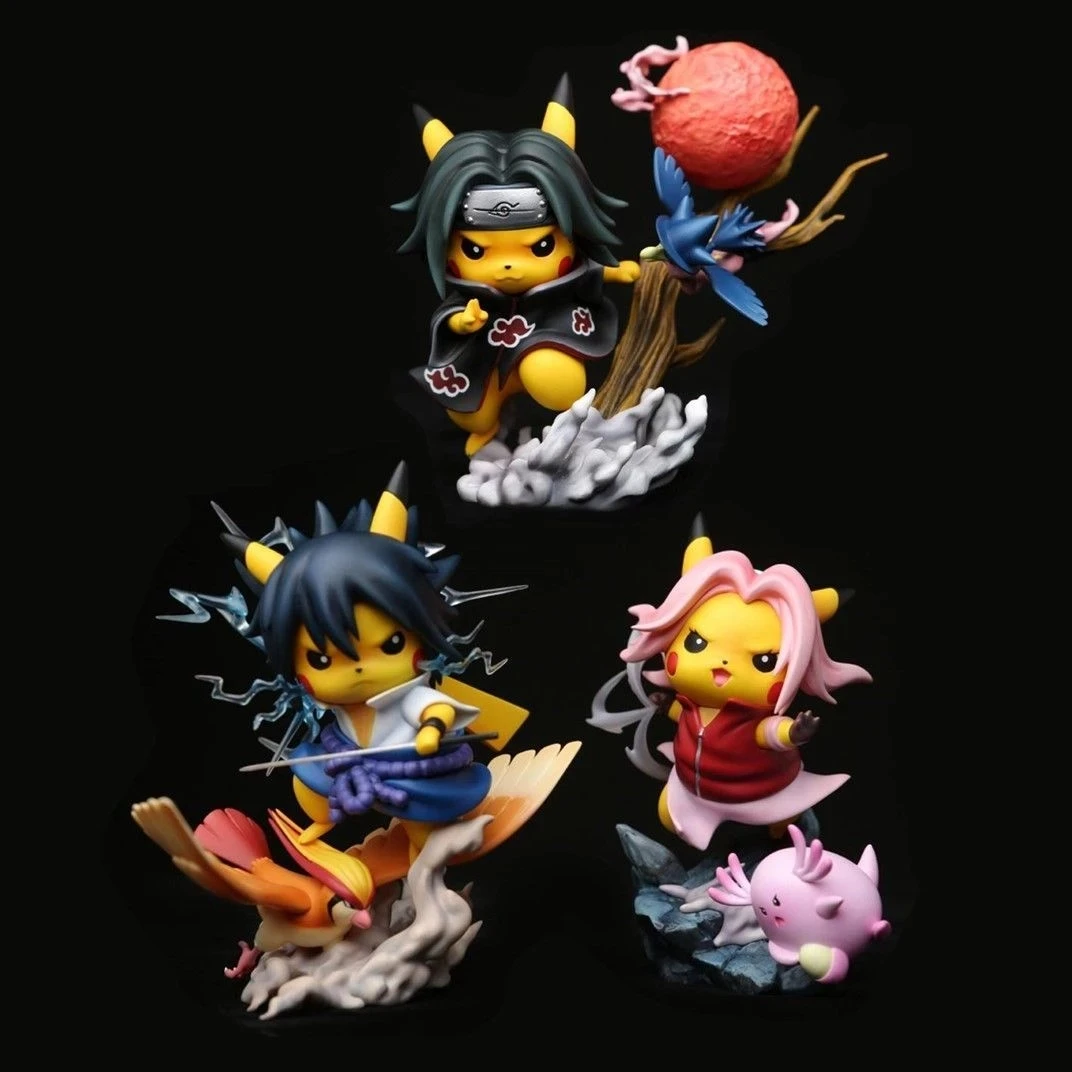 Аниме фигурки 13 см кавайный косплей Uchiha Sasuke модель Haruno Sakura игрушка коллекция GK