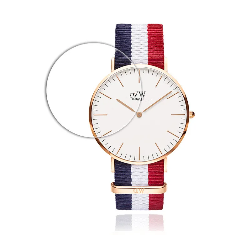2 шт закаленное стекло для часов Daniel Wellington 2.5D Премиум Защитная пленка для DW Watch 40 мм 38 мм 36 мм 34 мм Защитная пленка для экрана