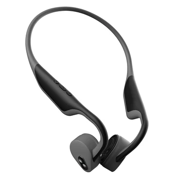 

BH128 Bluetooth 5.0 Neckband Bone Conduction Earphone Handsfree Headset Stereo Wireless Headphone for Outdoor Sports