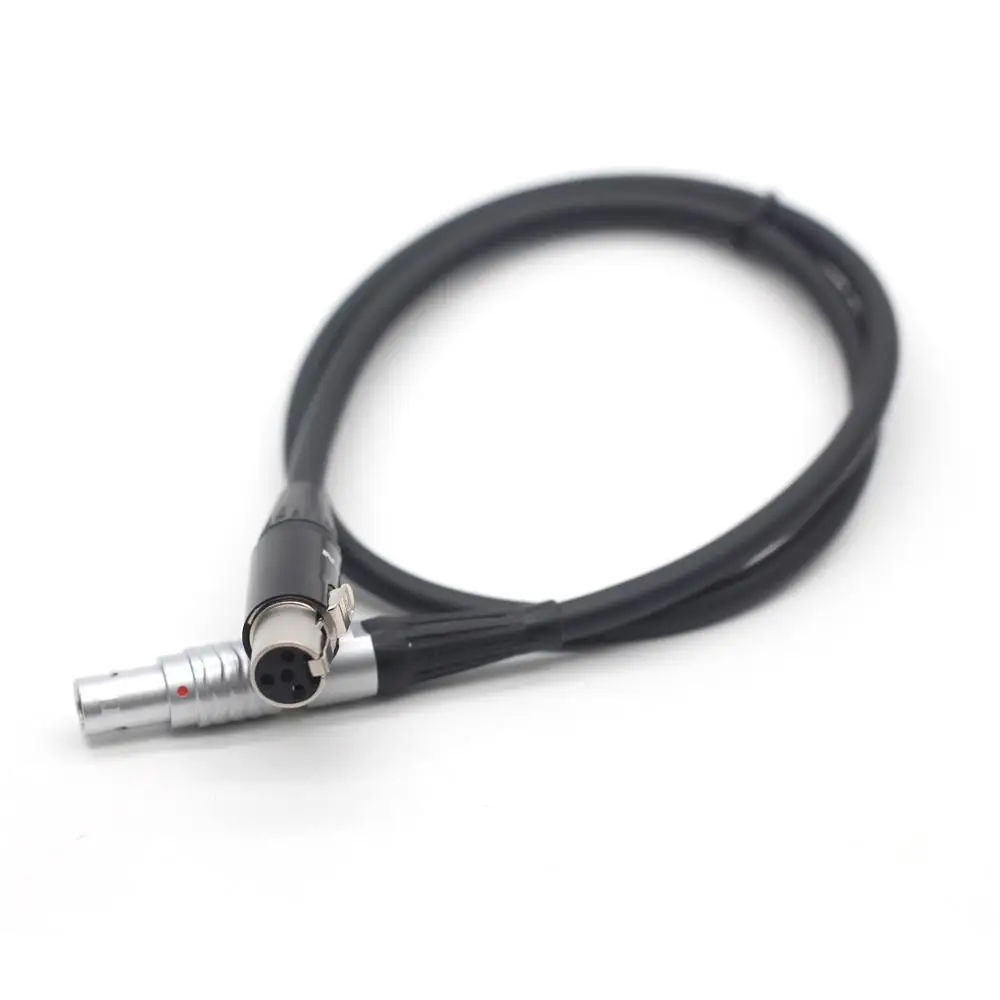 12V 2pin plug to mini XLR plug 4 pin , TVlogic monitor power line, ARRI