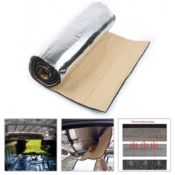 

Auto Car Firewall Heat Shield Insulation Sound Deadener Mat 50*200cm Waterproof Dustproof Heat Insulation
