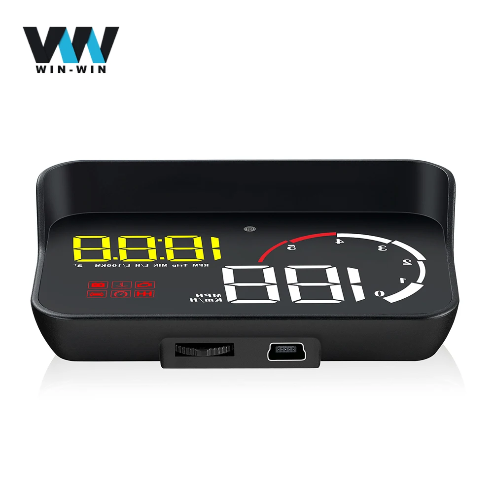 

M10 Head Up Display HUD Display Car M10 OBD OBD2 Head Up Display HUD Car Projector Digital Speedometer Car Speed Security Alarm