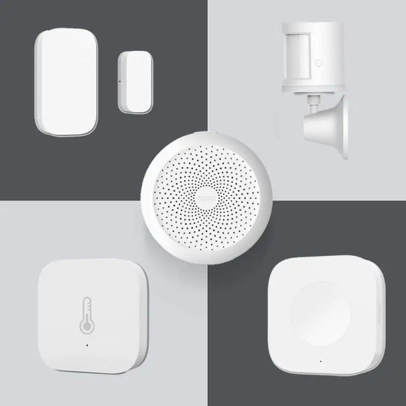 Mijia Aqara концентратор Mi Gateway с RGB светодиодный ночной Светильник умный рабочий с Apple Homekit Mi Home App международная версия