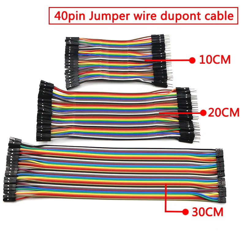 

Dupont Line 10cm/20CM/30CM Male to Male+Female to Male + Female to Female Jumper Wire Dupont Cable