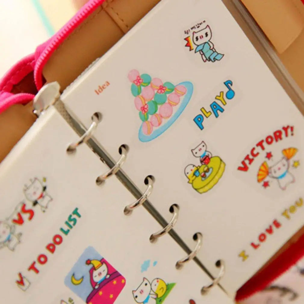 Мультфильм свинья дневник наклейки для скрапбукинга DIY украшения стикер для канцелярских товаров